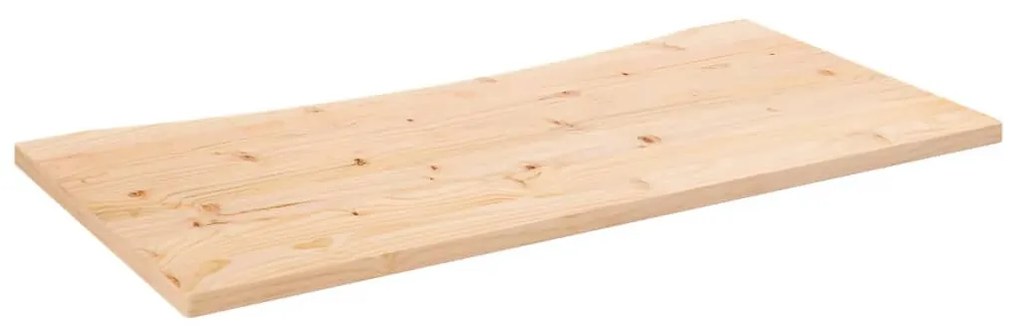 tömör fenyőfa íróasztallap 100 x 60 x 2,5 cm