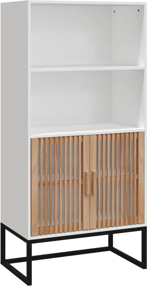 vidaXL fehér szerelt fa magasszekrény 60 x 35 x 125 cm
