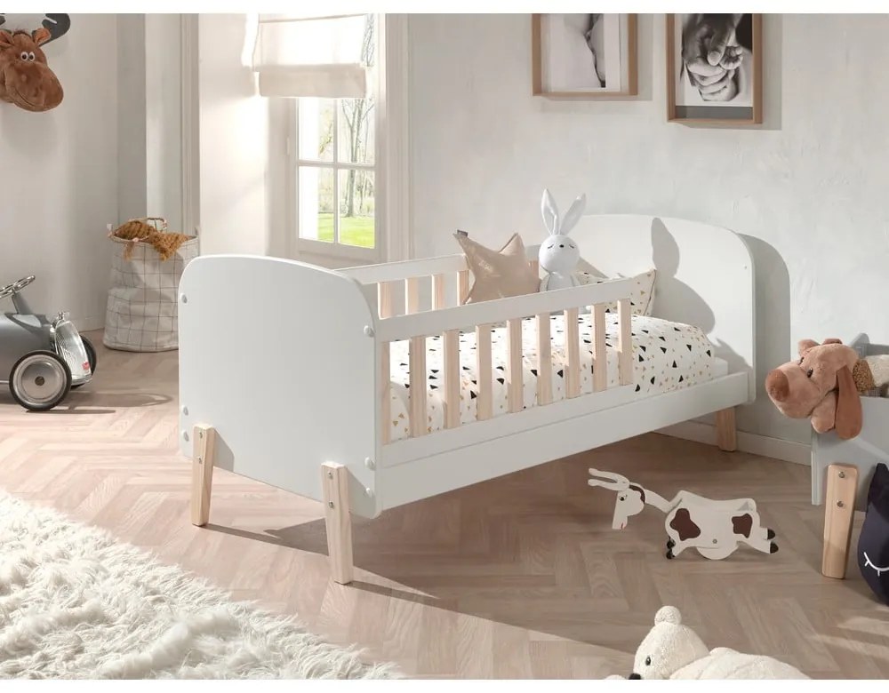 Toddler fehér gyerekágy, 70 x 140 cm - Vipack