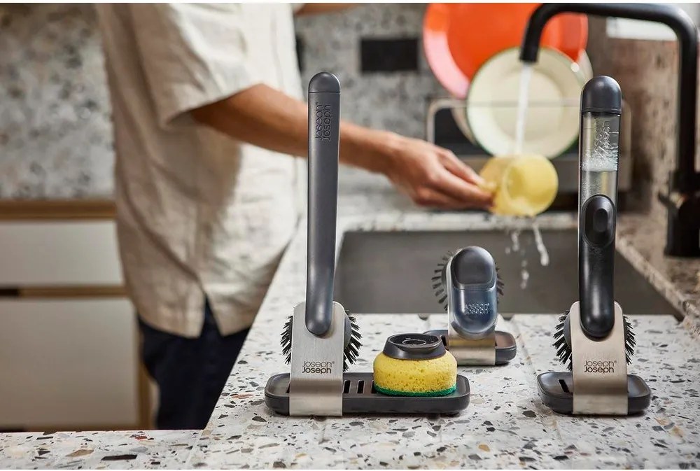 Mosogatókefe adagolóval és állvánnyal SinkTech – Joseph Joseph