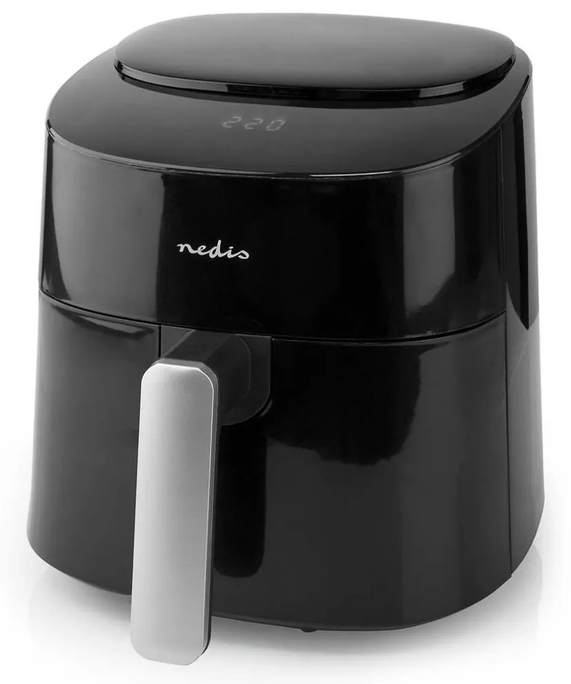Nedis KAAF160BK - Forró levegős sütő 4,2 l 1300W/230V/240 min