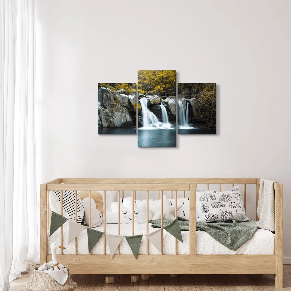 Kép - vízesés, Lushan, Kína (90x60 cm)