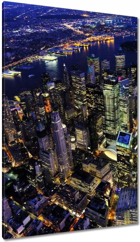 Vászonkép 80x120 New York felülnézet