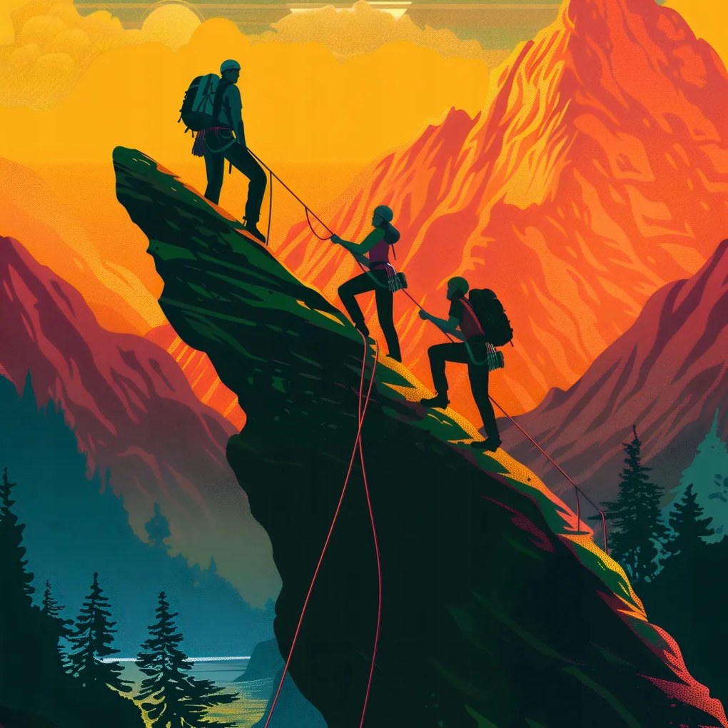 Poszter 100x100cm A csúcson