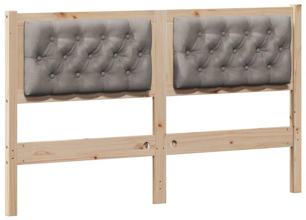 Fejtámla Egyéb Barna és taupe 140 cm Tömör fenyőfa