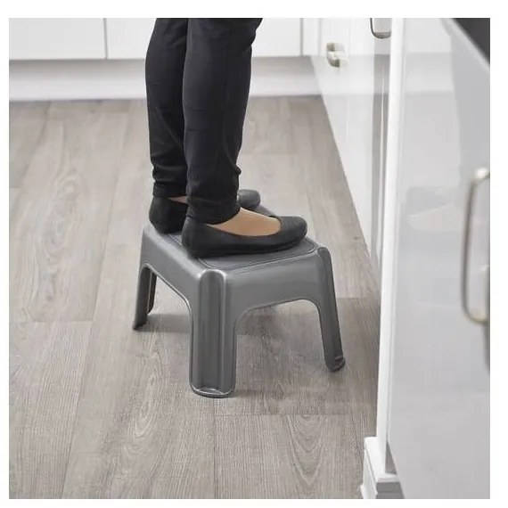 Step Stool Metallic szürke fellépő - Addis