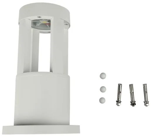 LED Kültéri lámpa LED/10W/230V 25cm 6400K IP65 fehér