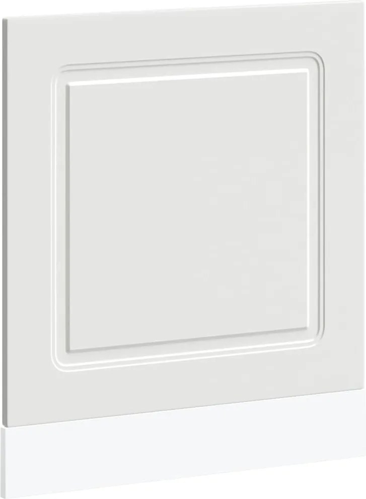vidaXL mosogatógép panel Kalmar fehér 60x1,5x67 cm műanyag fa
