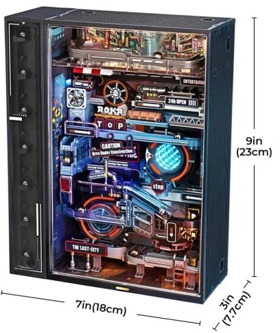 RoboTime - 3D mechanikus Üveggolyó pálya puzzle Múltbéli város