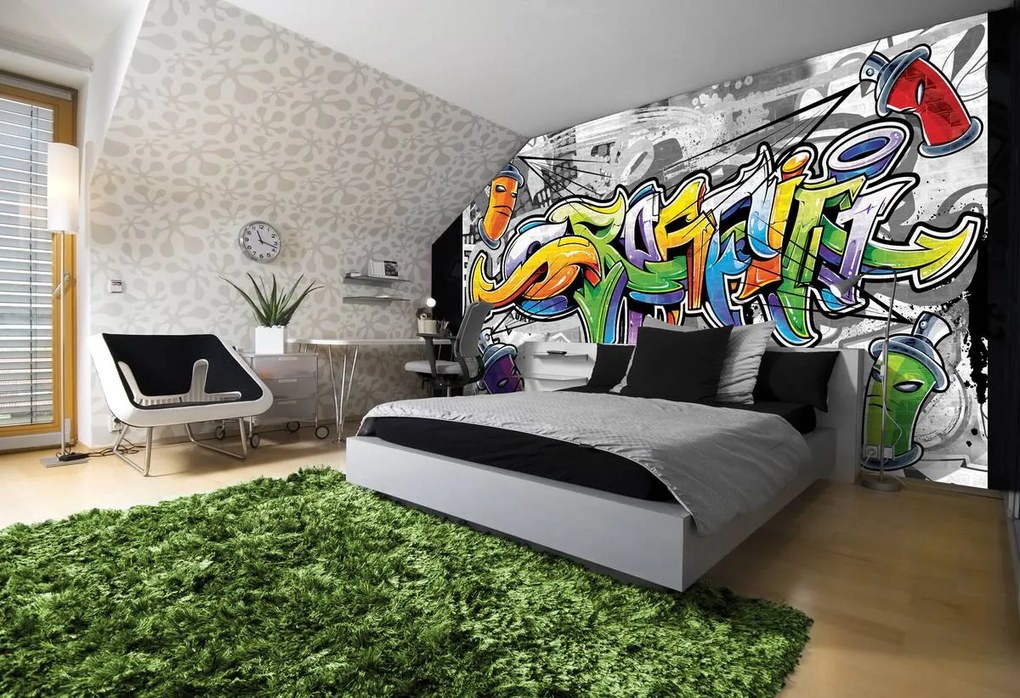 Fotótapéta - Színes Graffiti (152,5x104 cm)