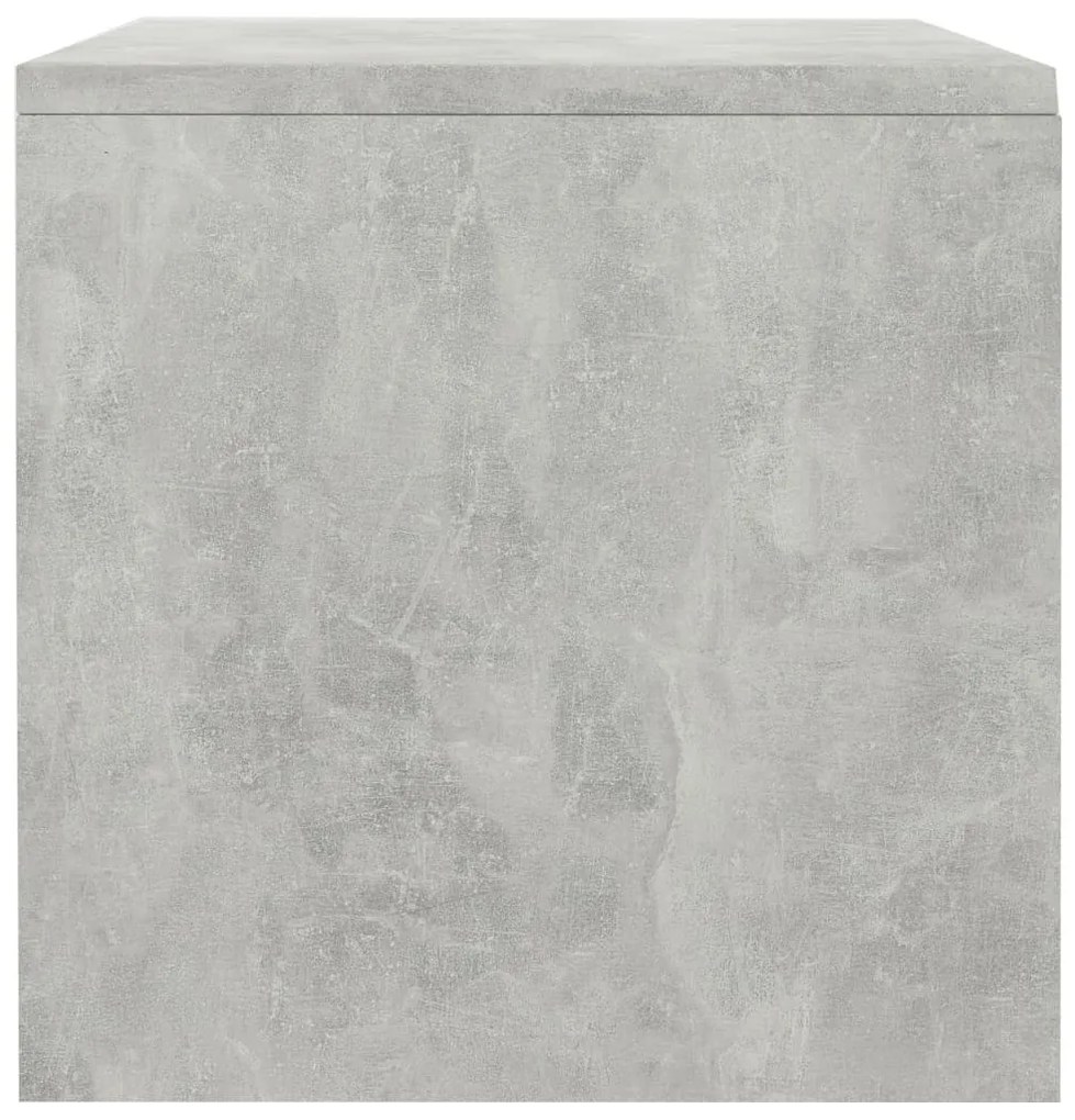 Betonszürke szerelt fa éjjeliszekrény 40 x 30 x 30 cm