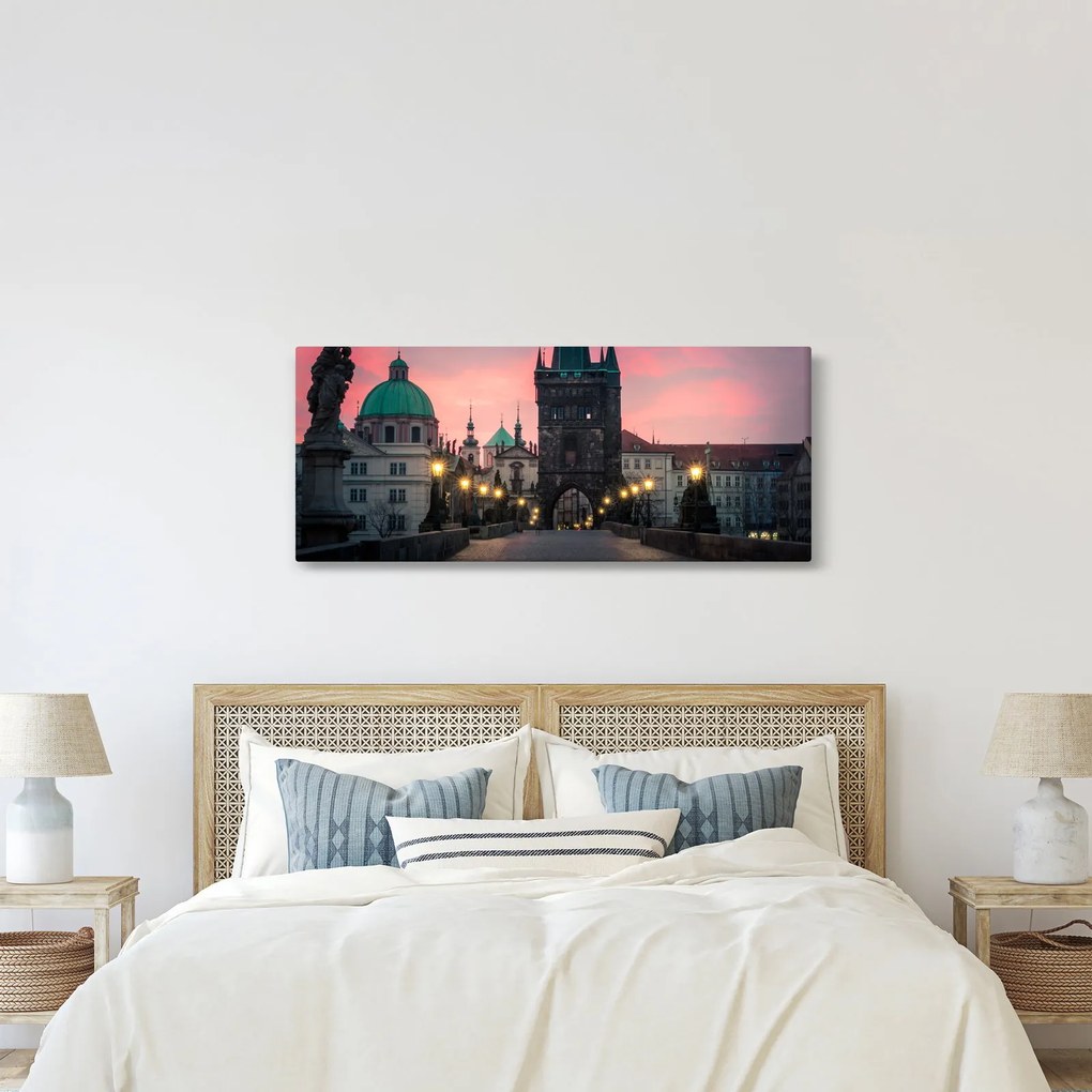 Kép - A Károly hídon (120x50 cm)