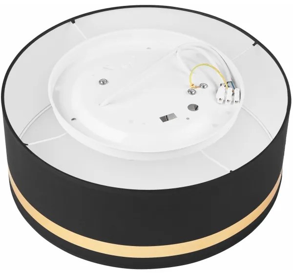 Mennyezeti lámpa SIRJA STRIPE 2xE27/15W/230V átm. 35 cm fekete