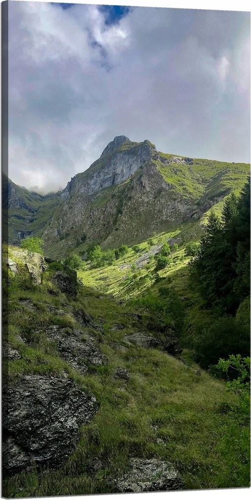 Vászonkép Természet Körbenőtt hegyek 60x120 cm