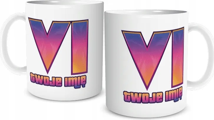 Bögre Játékos Játék Ajándék Gta VI Névvel