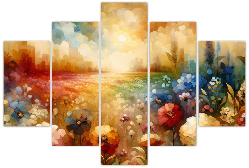 Kép - Színes rét (150x105 cm)