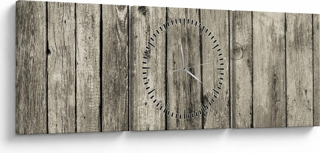 Kép - Fa (órával) (90x30 cm)