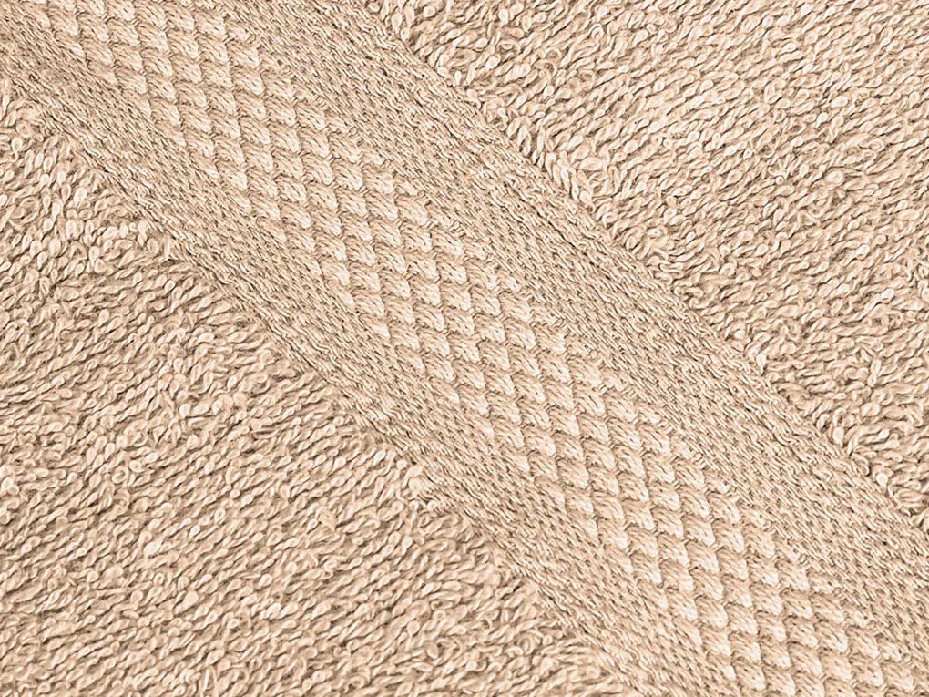 CLARYSSE ELEGANCE Törölköző 60x110 cm homokszínű, 100% pamut