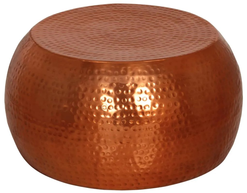 sárgaréz színű alumínium dohányzóasztal Ø55 x 28 cm