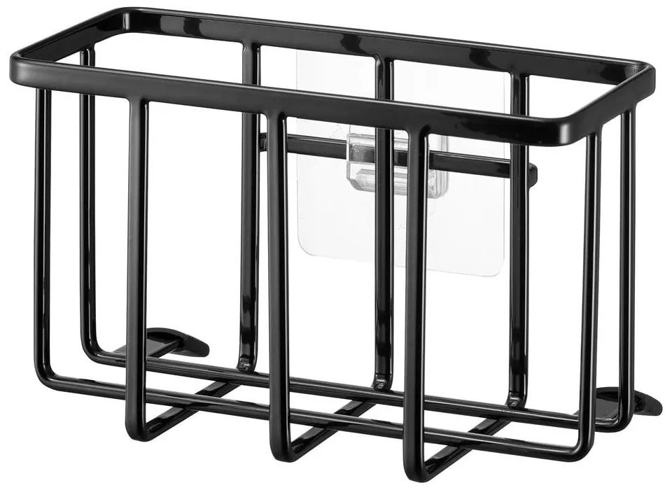 Fekete öntapadós fém mosogatóeszköz tartó Film Hook – YAMAZAKI