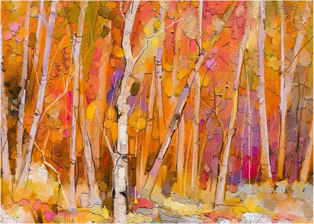 Kép - őszi erdő (70x50 cm)