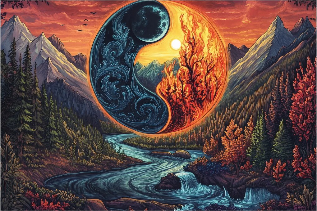 Kép - Elemi erők (90x60 cm)
