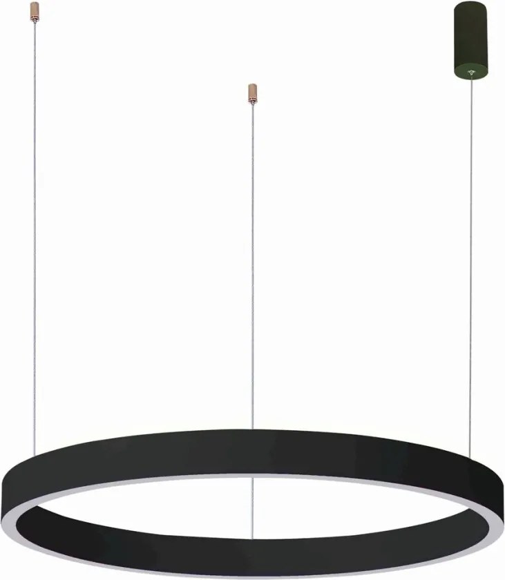 ITALUX 5902854538041 BRASCO Modern Led Függesztett Lámpa Fehér, Fekete LED IP20