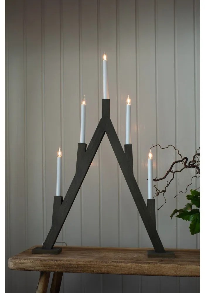 Sötétbarna karácsonyi fénydekoráció Bjurfors – Markslöjd