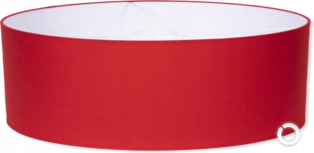 Elegáns pamut lámpabúra Piros 50 20 cm Nagy Lámpabúra E27-es lámpákhoz