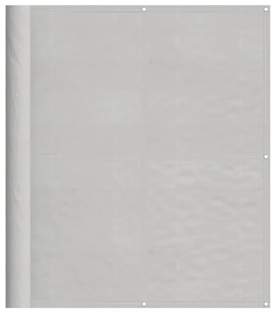 világosszürke 100% oxford poliészter erkélyparaván 120 x 1000cm