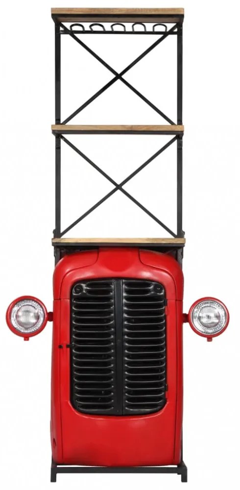tömör mangófa traktor borszekrény 49 x 31 x 172 cm