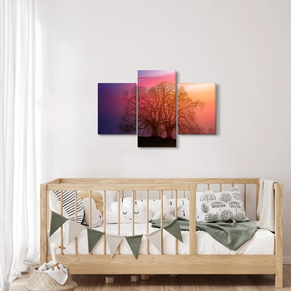 Fák a ködben (90x60 cm)
