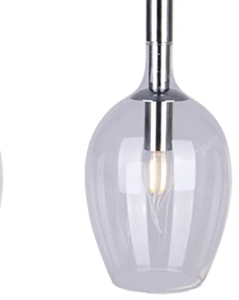 Csillár zsinóron TANGO 3xE14/40W/230V átlátszó