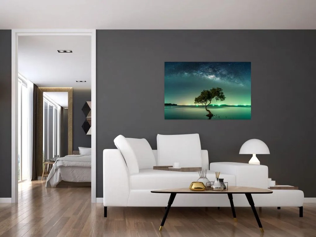 Az éjszakai égbolt képe (90x60 cm)