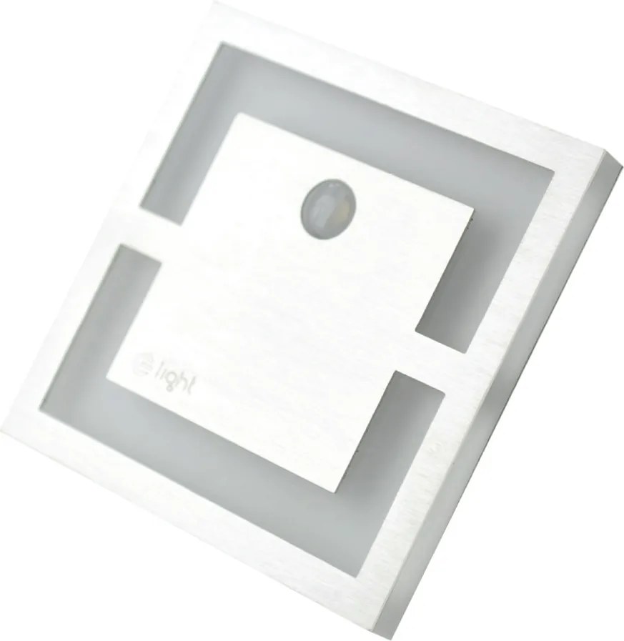 Eko-Light QUADRO EKS1047 Beépíthető lépcsőházi lámpa 1x0,6W/LED 6500K 15LM IP20