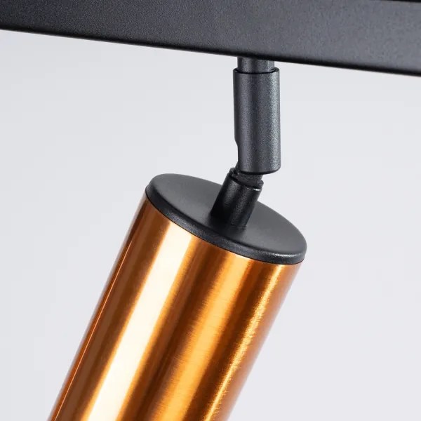 Sollux SL.1376 - Spotlámpa WINX 3xGU10/10W/230V fekete/réz