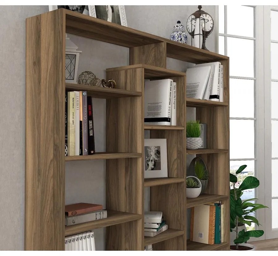könyvespolc Ample - Walnut