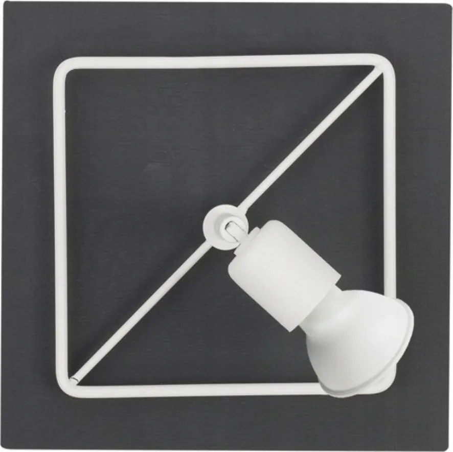 Fali lámpa, szürke, fehér előszoba nappali étkezőbe Coba