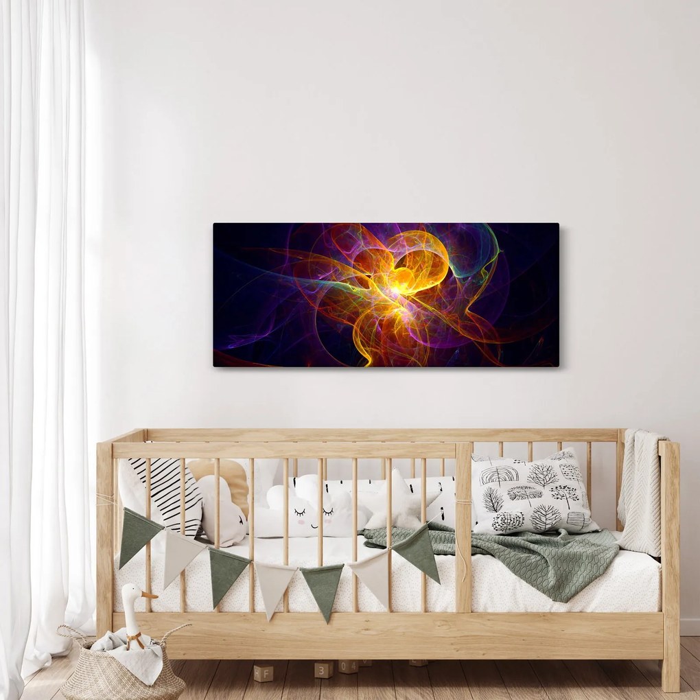 Absztrakt kép (120x50 cm)