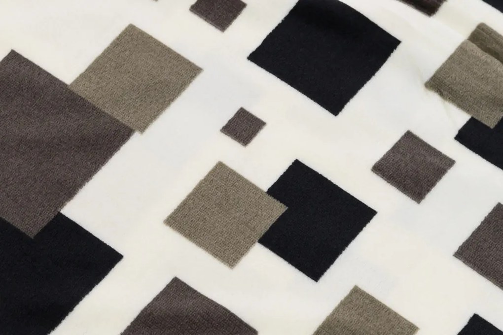 AKCIÓ Mikroplüss ágyneműhuzat LUXOR fehér-szürke II.osztályú Ágyneműhuzat mérete: 70 x 90 cm | 140 x 200 cm