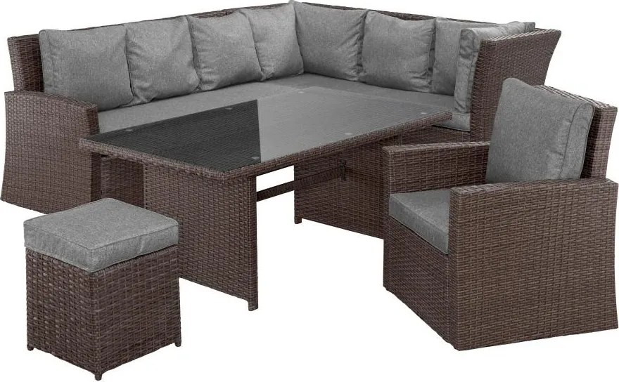 Avenberg FIRENZE Nagy, luxus kerti rattan szett