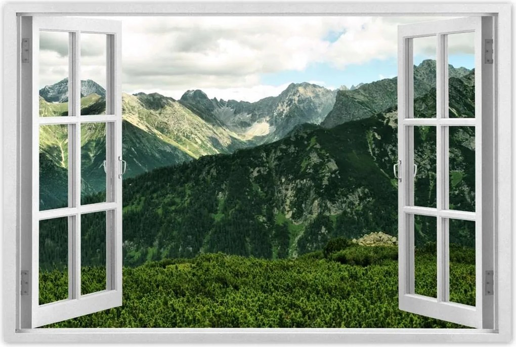Poszterek 60x40 Tátra Lengyel hegyek Kilátás