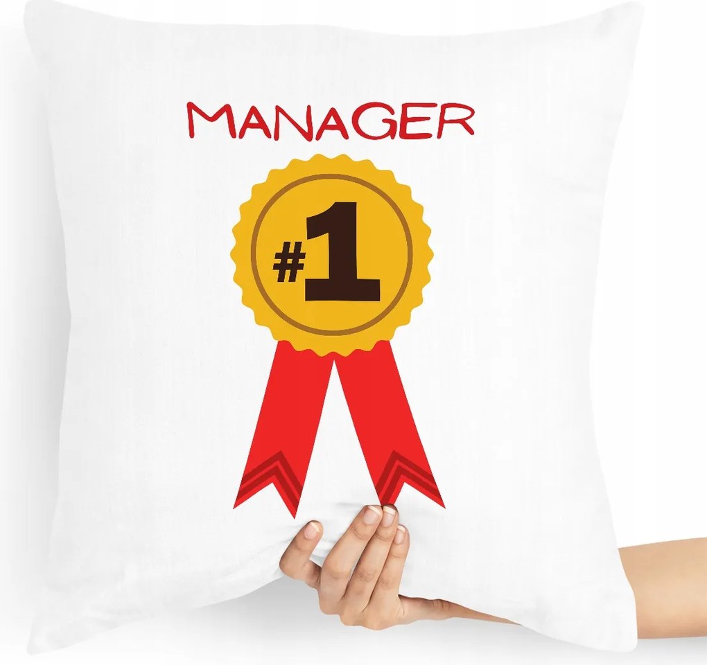 Menedzser Párna Ajándék Menedzsernek fényképes nyomtatással