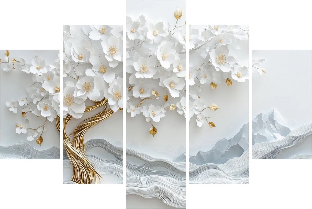 Kép – 3D elegáns életfa (150x105 cm)