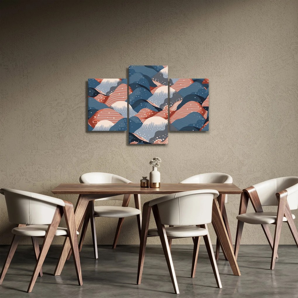 Kép - Japán hullámok (90x60 cm)