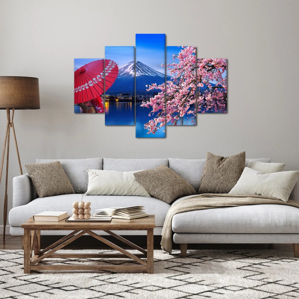 Kép - Kilátás a csúcsra, Japán (150x105 cm)