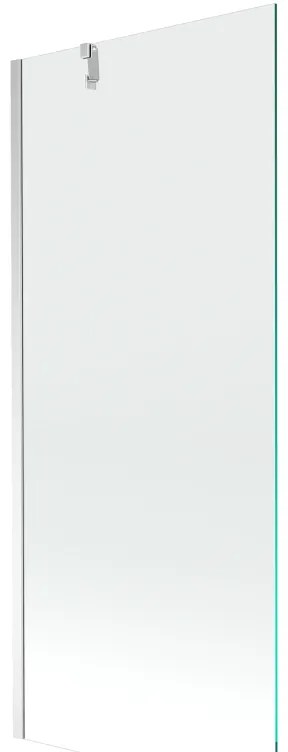 Mexen Next, kádparaván 1 szárny 80 x 150 cm, fix szárny, 6 mm átlátszó üveg, króm profil, 895-080-000-00-00-01