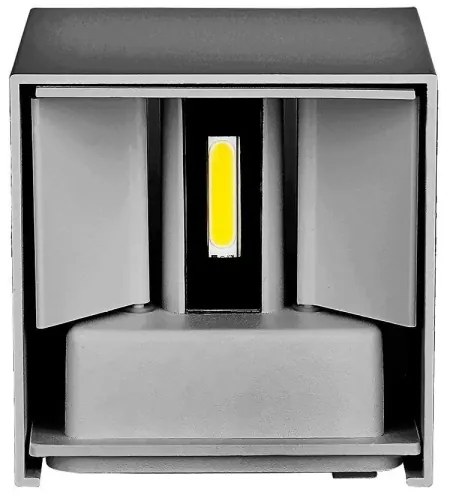 LED Kültéri fali lámpa LED/5W/230V 3000K IP65 szürke