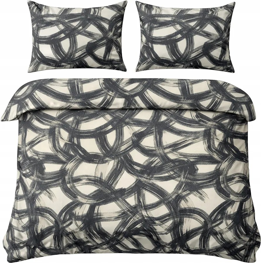 Ágyneműhuzat Garnitúra 160x200 2x Párnahuzat 70x80 Szatén Pamut Különböző Minták