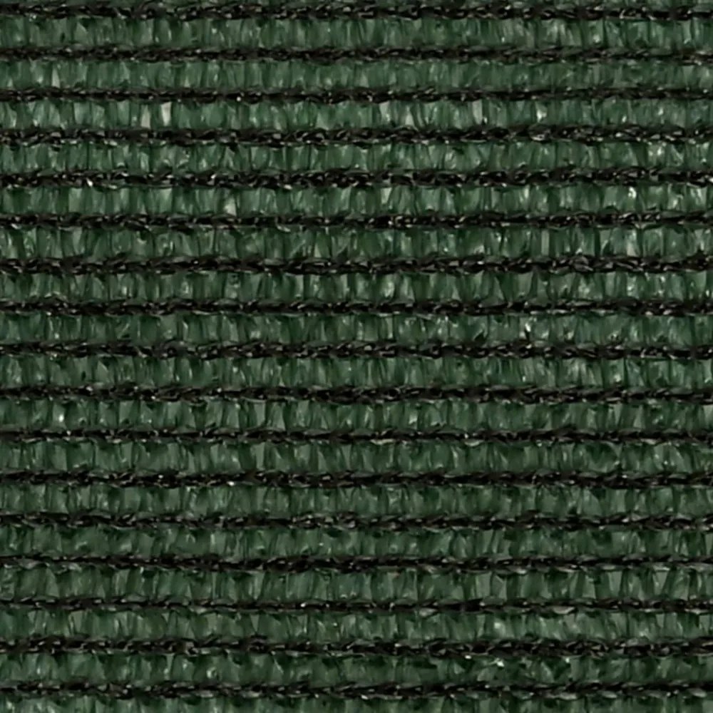 sötétzöld HDPE napvitorla 160 g/m² 5 x 6 m